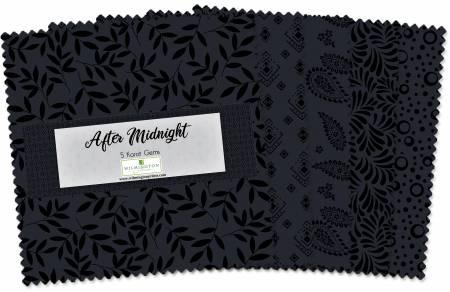 Wilmington Prints® Pre-Cuts, Essn After Midnight, 5" Squares, 507-52-507