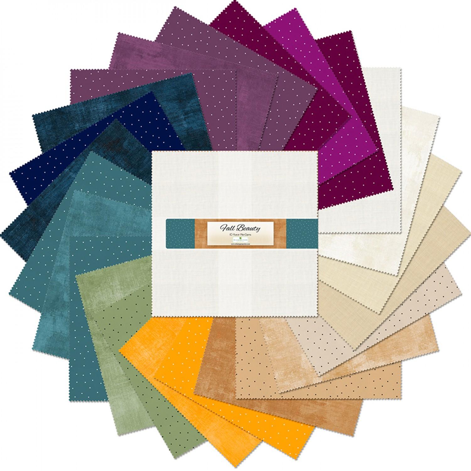 Wilmington Prints® Pre-Cuts, Fall Beauty, 10" Squares, 510-64-510