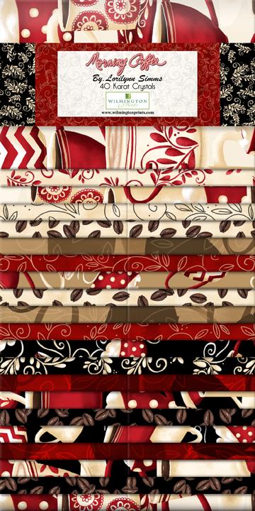 Wilmington Prints® Pre-Cuts, Morning Coffee, 2 1/2" Strips, 840-540-840