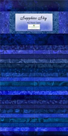 Wilmington Prints® Pre-Cuts, Sapphire Sky, 2 ½” Strip Set Packs, 842-5-842