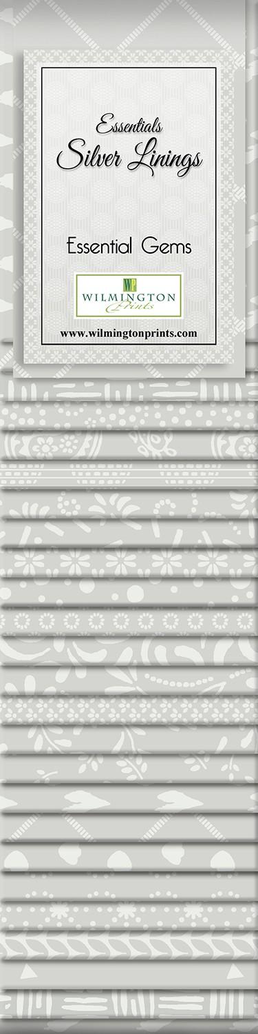 Wilmington Prints® Pre-Cuts, Silver Linings, 2 ½” Strip Set Packs, 802-25-802
