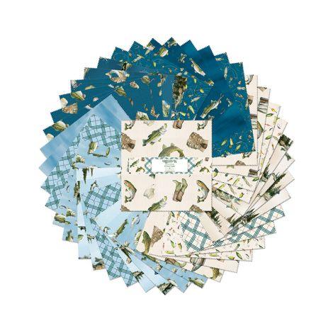 Wilmington Prints® Reeled In, 518-903-518, 10 Karat Crystals,