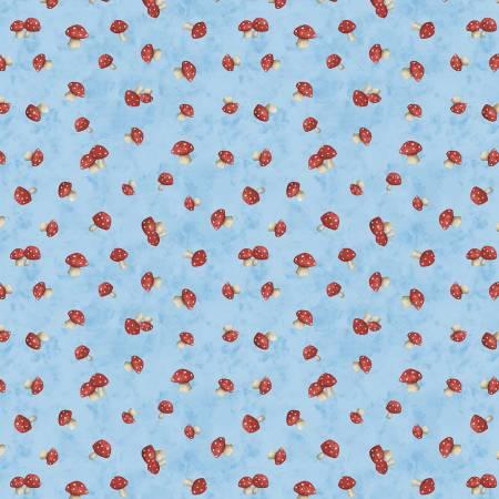 Wilmington Prints, Susan Winget, Buzzin/My Gnome-iezz, 3023-39839-431, Blue