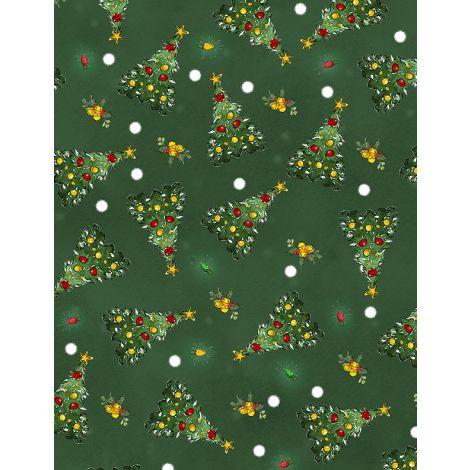 Wilmington Prints® The Jolly North, 3036-18065-775, Green,