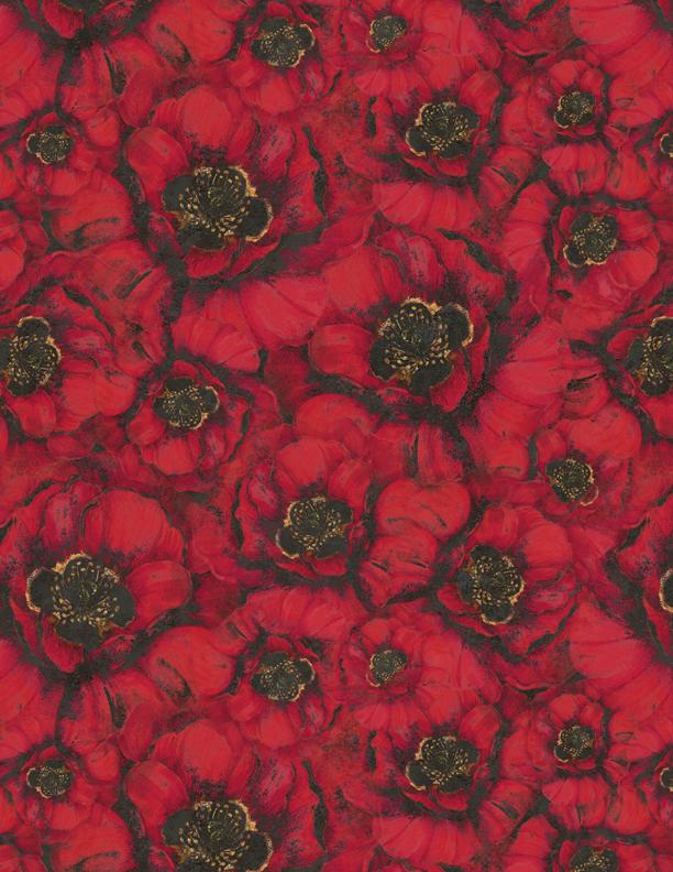 Wilmington, Susan Winget, Harlequin Poppies, 3023-39629-935, Red