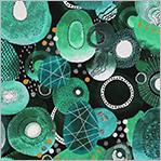 Windham Fabric Ebb & Flow, 54026DM-3, Jungle, Esoldo Design