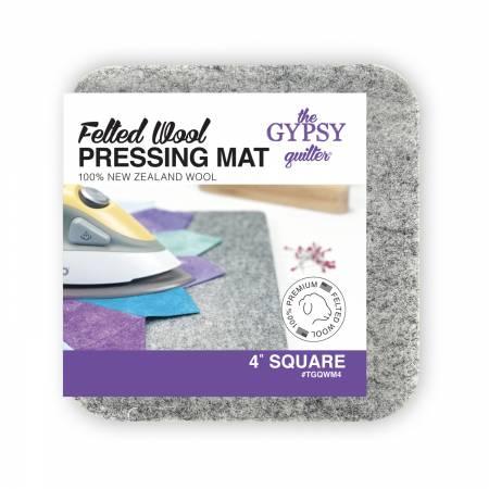 Wool Pressing Mat 4in x 4in x 1/2in Thick, TGQWM4