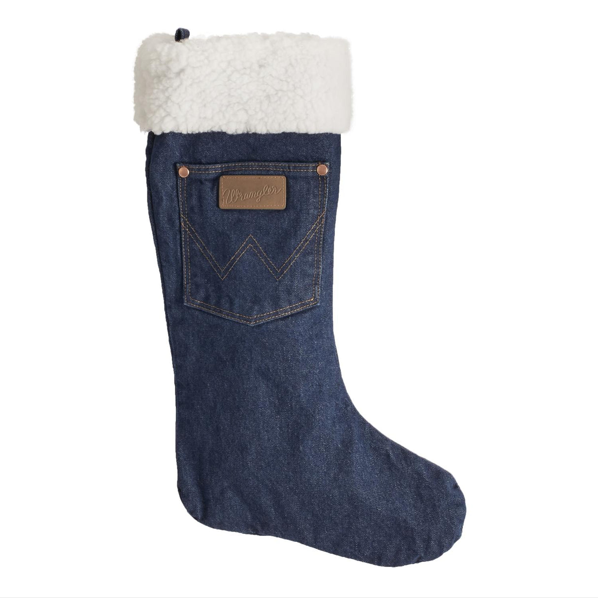 Wrangler Denim Christmas Stocking, 1WRCHSP