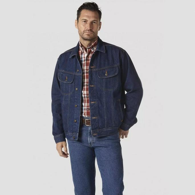Wrangler Rugged Wear® Denim Jacket, RJK30AN, Antique Indigo