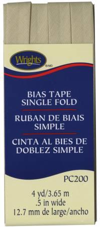 Wright Co Single Fold Bias Tape Khaki